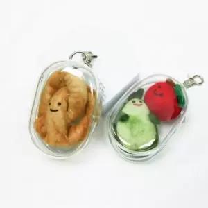 (색상 pvc파우치-10.5cm)EA 인형 솜인형 미니 파우치 PVC 투명 백꾸 키링 10.5cm