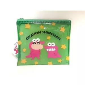 (제품선택 115짱구 미니플렛 포치)짱구 미니 투명 파우치 PVC 지퍼 크레용신짱