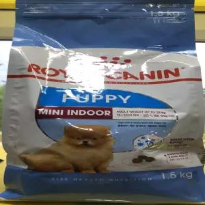 1kg 로얄캐닌 미니 인도어 퍼피 강아지 반려견 사료 1.5kg