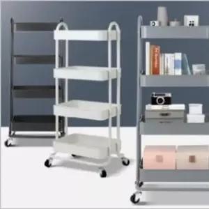 주방 디트 4단 주방트롤리 무빙웨건 미용카트 병원트레이