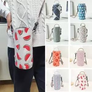 텀블러 크로스 린넨 물병 파우치 텀블러백 텀블러 파우치 보틀