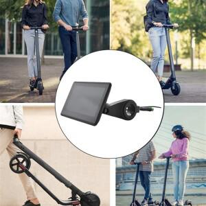 ABUO-10X H6C 전기 자전거 LCD 디스플레이 미터 24V-60V 전동 스쿠터 패널 컬러 스크린 (USB UART 포함)