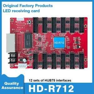 LED 디스플레이 수신기 카드 HD-R712 풀 컬러 HUB75 모듈 패널 비디오 월 RBG 픽셀 디지털 사이니지 제어