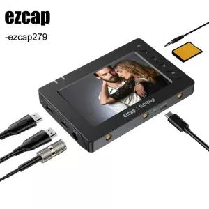 Ezcap279 HDMI 비디오 캡처 카드 1080p 60fps 게임 레코더 (노트북 PC 카메라 스트리밍 녹화용 스크린 포함