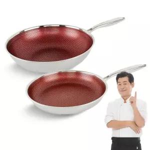 인덕션 이연복 클래딘 통3중 웍 30cm 프라이팬+30cm