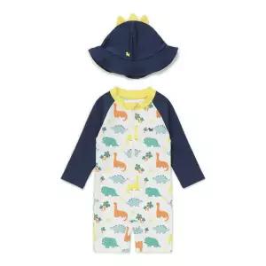 [블루독베이비8] (IV)공룡 올인원 수영복 HJ 4637062003 (BLUEDOG BABY/유아/출산/백일/선물/도트/강아지/