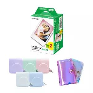 인스탁스 미니필름2P + 미니12 전용가방 + 홀로그램 1단앨범