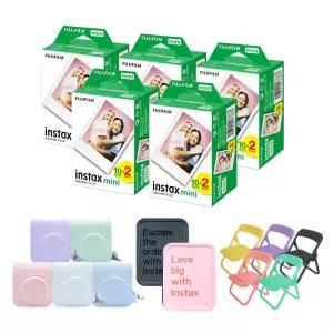 인스탁스 미니필름10P + 미니12 전용가방 + 틴케이스 + 의자액자 X10개
