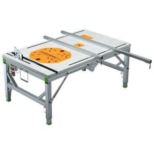 목공테이블쏘 톱다이 테이블 먼지없는톱 보드 경량조기대 이동식 미니 조기대 레일