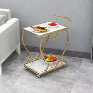 와인 트롤리 호텔 업소용 선반 빈티지 카트 사다리꼴 소형