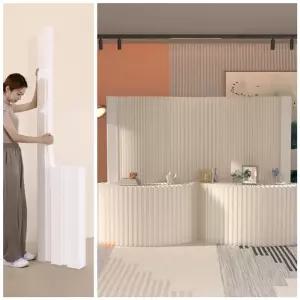 가벽 파티션 종이벽 셀프 칸막이 전시장 낮은 가림막