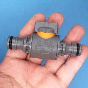 1/2/3개 플라스틱 정원 호스 퀵 커넥트 배관 나사식 및 밸브 세트 수리용 세차 범용