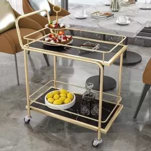 다이닝 트롤리 음식 이동식 호텔 와인 서빙카 웨건