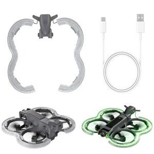 Avata 2 호환 LED 드론 프로펠러 가드 보호 범퍼