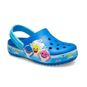 크록스 키즈 펀랩 아기상어 밴드 클로그 아동 샌들 슬리퍼_206704-4JL-MO