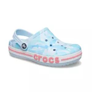 크록스 키즈 바야밴드 버블카모 클로그 아동 샌들 플립 슬리퍼_207807-4JQ-MO