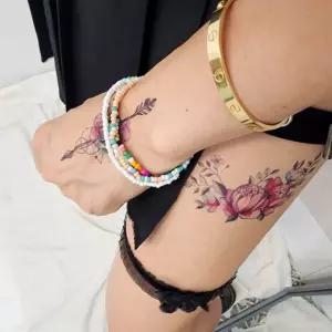 화끈한 컬러 레터링 타투스티커 할로윈 문신 타투 RC-167