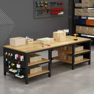 공장 작업대 2m 실험실 휴대용 이동식 조립 검사 3단