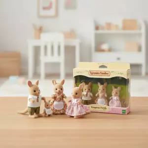 실바니안 패밀리 캥거루가족 인형 동물 피규어 미니어처 모형 역할놀이 캐릭터 장난감 세트