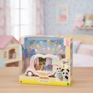 실바니안 패밀리 핑크 아이스크림벤 캐릭터 가게놀이 미니어처 인형놀이 자동차 피규어 장난감