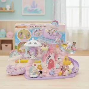 실바니안 패밀리 행복한 인어공주캐슬 인형 피규어 놀이터 공원 꾸미기 하우스 장난감 세트