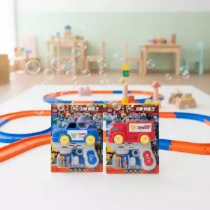 파이어로보 자동버블건 강철소방대 비눗방울총 비누방울놀이 사운드 12구 버블발사 장난감