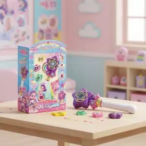 레인보우버블젬2 매직 버블스틱 요술봉 사운드 불빛 마법봉 지팡이 공주 역할놀이 장난감