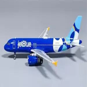 에어버스 A320 N554JB 400 항공기 사전 모델을 젯블루 항공의 용 ACE 취미