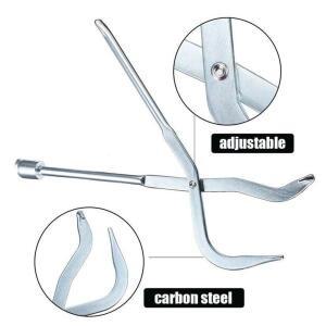 범용 호환 드럼 브레이크 스프링 플라이어 31cm 슈 리턴 제거 도구 크롬 도금 강철 일반적인 수리용