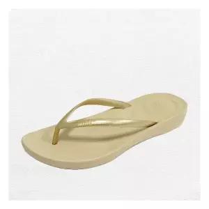 [핏플랍]아이쿠션 에고노믹 쪼리 슬리퍼 골드 E54-010