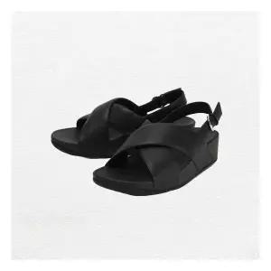 [핏플랍]여성 샌들 루루 크로스 백스트랩 블랙 K03-001