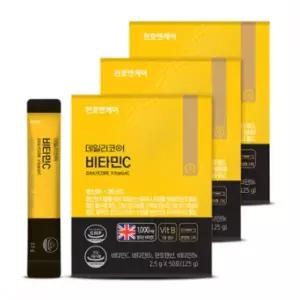 천호엔케어 DSM사 비타민B2,B6, 판토텐산 비타민C 1,000mg 50포, 3개