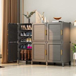 3단 코너 옷장 조립식 수납 행거 자취방 공간절약 가정용 실내용