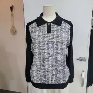 [하프클럽/올리비아하슬러]올리비아하슬러 DP01 믹스 티 블라우스 OHDWBL201