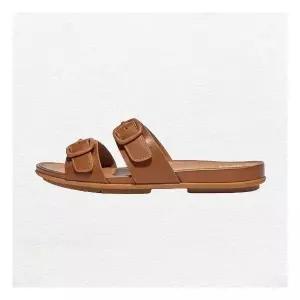 [핏플랍]그라시에 여성 레더 버클 슬리퍼 FV1-592