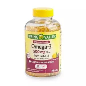 3개X 스프링밸리 오메가-3 피쉬 오일 500mg 240소프트젤