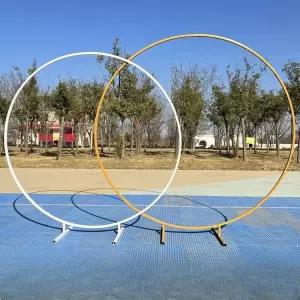 풍선 프레임 틀 행사 꽃 설치 스탠드 소품 연극 아치 링 거치대 웨딩장식 라