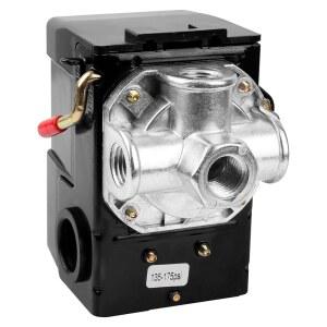 [미국배송] 에어 컴프레서 압력 스위치 135-175 PSI 4 포트 26 암페어 220V 조절 가능한 언로더 및 릴리프 밸브 포함