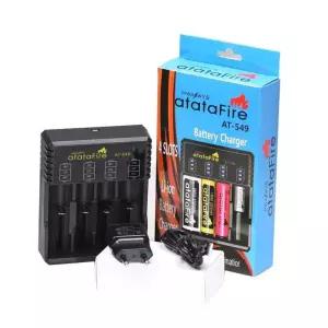 18650 26650 16340 배터리 4구충전기 리튬이온 고속 랜턴