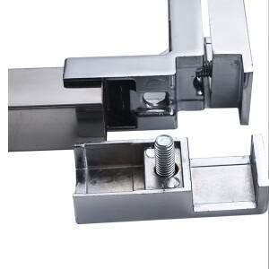 스테인레스 스틸 사각 튜브 커넥터 선반 패스너 전시 랙 건조  꽃 조인트