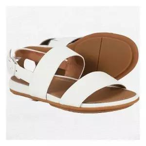 [핏플랍]여성 그라시에 레더 어반 화이트 백 스트랩 샌들 (EB1-194)