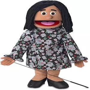 25인치 마리아 히스패닉 엄마/선생님 전신 복화술사 스타일 인형