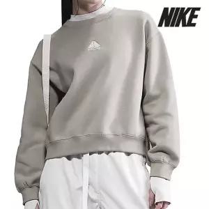 [나이키] 여성용 티셔츠 /c8- HJ0233-009 / 우먼스 ACG 터프플리스 써마핏 리펠 크루넥 스웨트셔츠