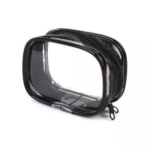 라디아 지퍼형 사각 투명 파우치 방수파우치