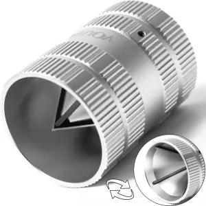 구리 파이프용 부야르 버 제거 도구 PVC 튜브 1/4인치 ~ 1-5/8인치 올메탈 내부 외부 파이프 리머 클리너