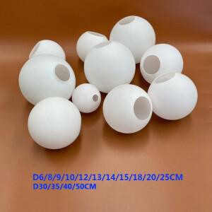 흰색 유리 램프 갓 밀키 글로브 갓 피팅 D10cm 라운드 라이트 커버 Pantaa Lampara