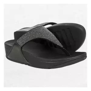 [핏플랍]루루 오펄 올블랙 여성 토 포스트 (GB4-090)