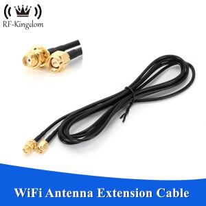 RP-SMA SMA 커넥터 수-암 연장 케이블 동축 와이파이 네트워크 카드 RG174 라우터 안테나용 구리 피더 와이