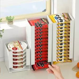 다용도 팬트리 정리함 소형 주방선반 간식 즉석밥 정리 라면 보관함 다목적