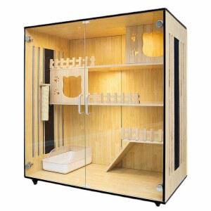 친칠라케 대형 다람쥐 집 사육장 복층 키우기